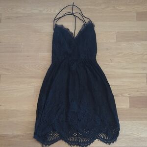 Elegant Black Lace Dress